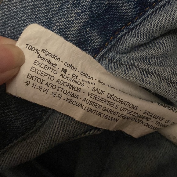 pull & bear denim oversized jacket size: S - Picture 6 of 7